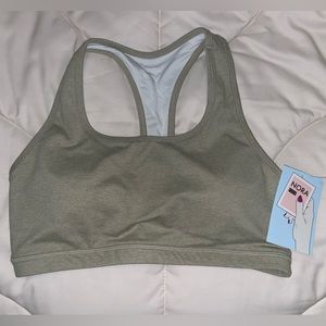 Fleo Nora Style Sports Bra Large in Seneca Gray